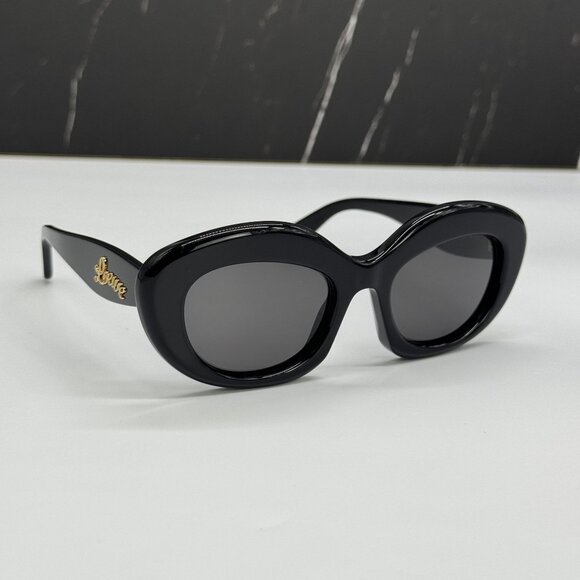 NEW LOEWE LW40153I 01A WOMEN SUNGLASSES BLACK LOEWE EYEWEAR - Picture 3 of 9